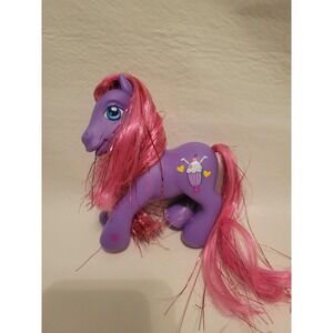 My Little Pony G3 Fizzy Pop Hasbro MLP Shimmer Ponies Pink Tinsel Hair